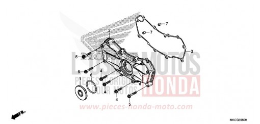 COUVERCLE MOTEUR AVANT GL1800DAL de 2020